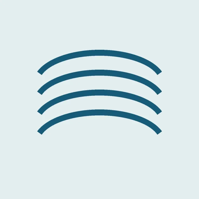 Illustrated logo mark for Tidewater Field Notes, a fictional brand
